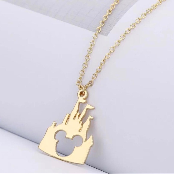 🌵4/$30 New Magic Kingdom Mickey Pendant Necklace - Picture 2 of 4